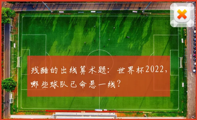 残酷的出线算术题：世界杯2022，哪些球队已命悬一线？